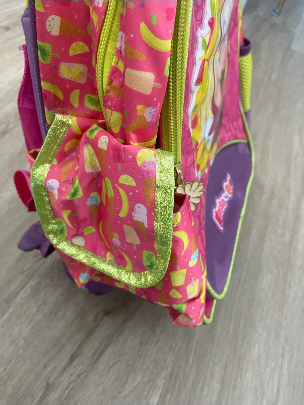 Masha and the Bear Pink Kids Trolley Backpack New